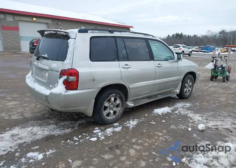 2004 Toyota Highlander V6 from USA, damaged, VIN JTEEP21A840006683